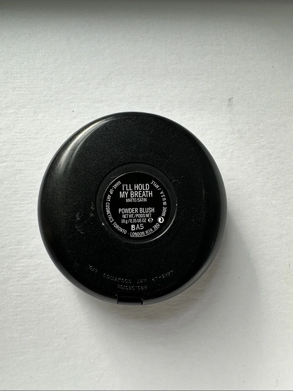 MAC Cosmetics Bronzer - I’ll hold my breath